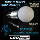 LED Lampe Birne E27, 600 Lumen, 6Watt, 360°,...
