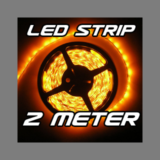LED Strip Streifen GELB 2 m 2m 120 x SMD 3528 LEDs 12V