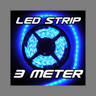 LED Strip Streifen BLAU 3 m 3m 180 x SMD 3528 LEDs 12V