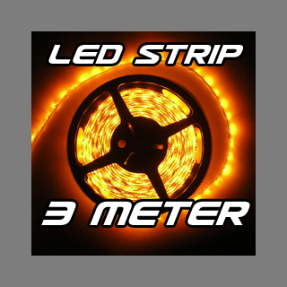 LED Strip Streifen GELB 3 m 3m 180 x SMD 3528 LEDs 12V