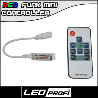 RGB LED FUNK Controller 10 Tasten - Mini Version