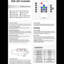 RGB LED FUNK Controller 10 Tasten - Mini Version