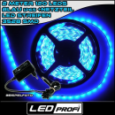 Set LED Strip Streifen BLAU 2 m 120 LEDs inkl. Netzteil