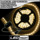 Set LED Strip Streifen WARMWEIß 2 m 120 LEDs inkl....