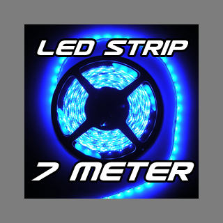LED Strip Streifen BLAU 7m 7 m 420 x SMD 3528 LEDs 12V