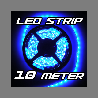 LED Strips Stripes Streifen Blau SMD Meterware dimmbar 