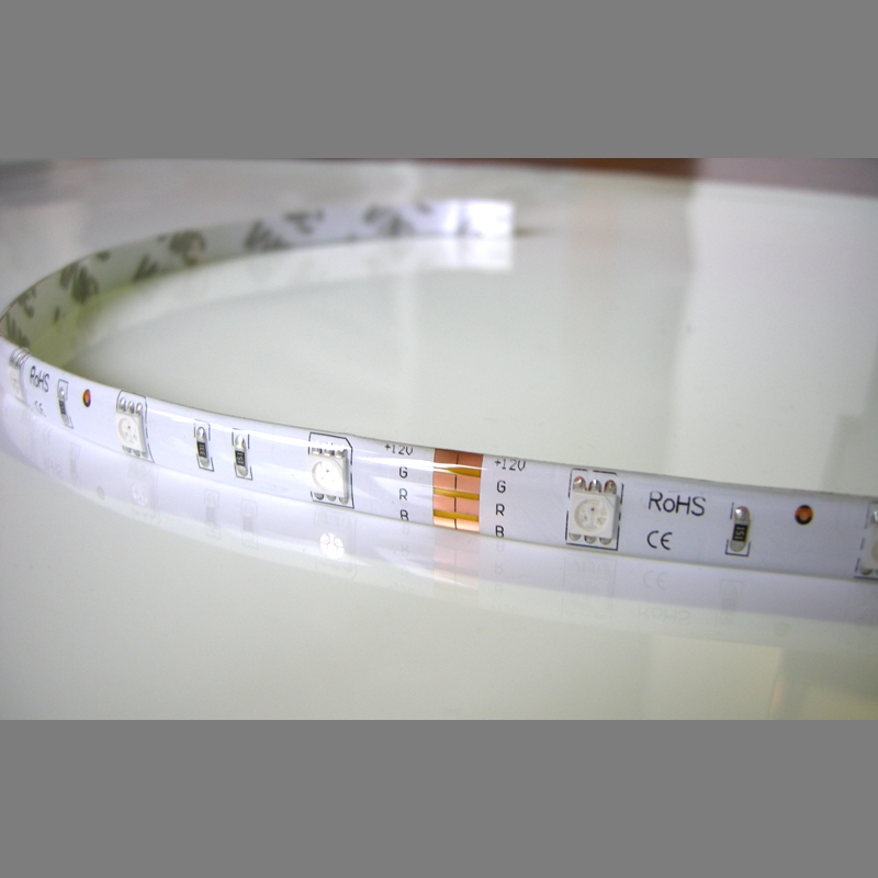 LED Strip Streifen RGB ca. 0,3 Meter 30cm 9x 5050 SMD RGB (Rainbow