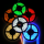 LED Strip Streifen inkl. Controller + Netzteil - RGB ca. 0,5 Meter 50cm 15x 5050 SMD RGB (Rainbow) LEDs - Wasserdicht